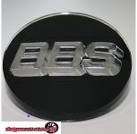 Original BBS 2D Nabendeckel 71mm Schwarz/Silber