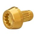 d6x10 Zierstopfen  12,5 mm fr Keskin VA Innen 12 Kant St Ti-Ni